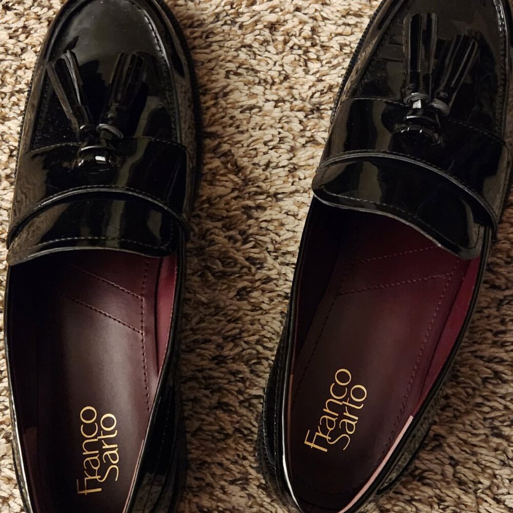 Franco Sarto-Size 11- Black Loafers